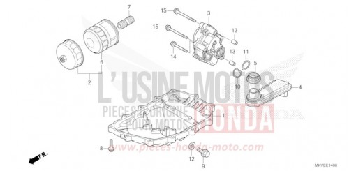 OIL PAN/OIL PUMP NSS750S de 2025